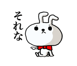 The rabbit which swelled up. sticker #7628496