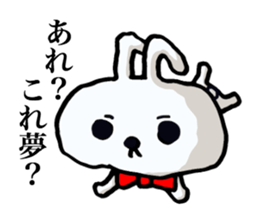 The rabbit which swelled up. sticker #7628498