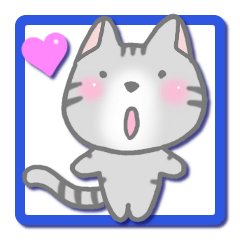 American Shorthair2. Sticker of cat.