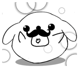 Eau dog sticker #7629221