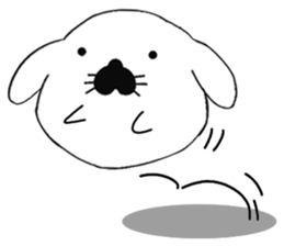 Eau dog sticker #7629252