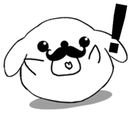 Eau dog sticker #7629253