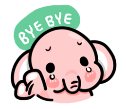 Little Pinky Elephant sticker #7629701