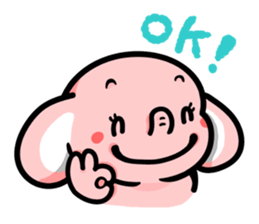 Little Pinky Elephant sticker #7629703