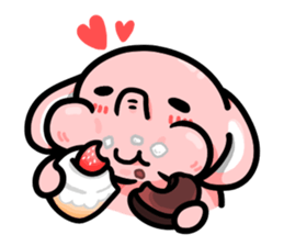 Little Pinky Elephant sticker #7629708