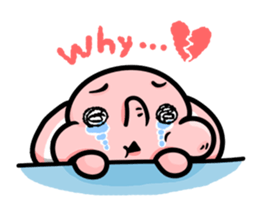 Little Pinky Elephant sticker #7629713