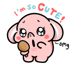 Little Pinky Elephant sticker #7629715