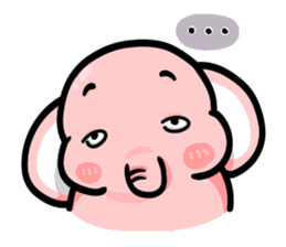 Little Pinky Elephant sticker #7629718
