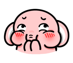 Little Pinky Elephant sticker #7629719