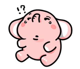 Little Pinky Elephant sticker #7629722