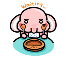 Little Pinky Elephant sticker #7629724