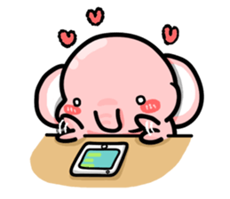 Little Pinky Elephant sticker #7629728