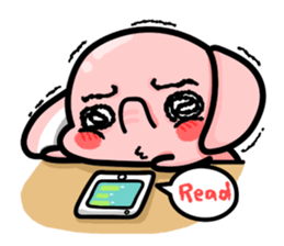 Little Pinky Elephant sticker #7629729