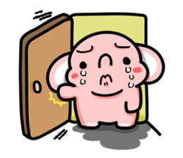 Little Pinky Elephant sticker #7629731