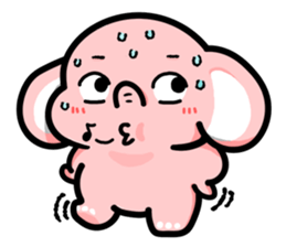 Little Pinky Elephant sticker #7629732