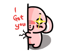 Little Pinky Elephant sticker #7629733