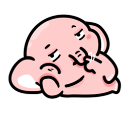 Little Pinky Elephant sticker #7629734