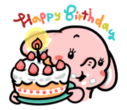 Little Pinky Elephant sticker #7629735