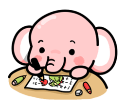 Little Pinky Elephant sticker #7629736