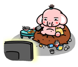 Little Pinky Elephant sticker #7629738