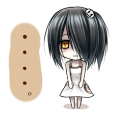 Yokai girl,YOKO! sticker #7630102