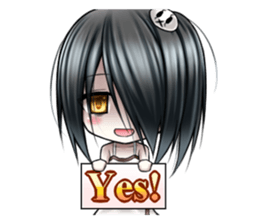 Yokai girl,YOKO! sticker #7630116