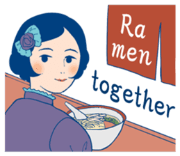 Old traditional Japan(English) sticker #7631173