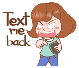 lady Round disorder sticker #7631378