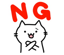 Comfortable cat Nyata sticker #7631543