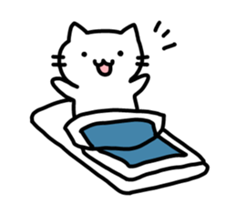 Comfortable cat Nyata sticker #7631548