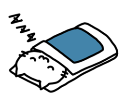 Comfortable cat Nyata sticker #7631549