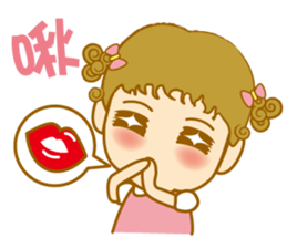 Little curly 2 sticker #7631665