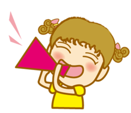 Little curly 2 sticker #7631666