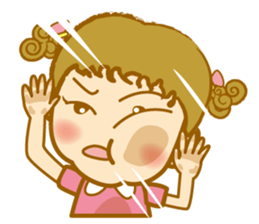 Little curly 2 sticker #7631670