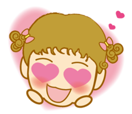 Little curly 2 sticker #7631671