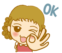 Little curly 2 sticker #7631673