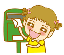 Little curly 2 sticker #7631680