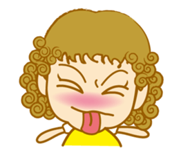 Little curly 2 sticker #7631683