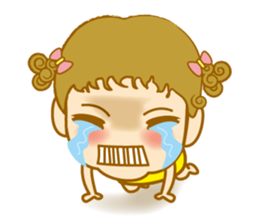 Little curly 2 sticker #7631691