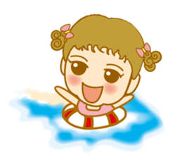 Little curly 2 sticker #7631692