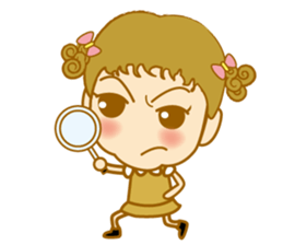 Little curly 2 sticker #7631696