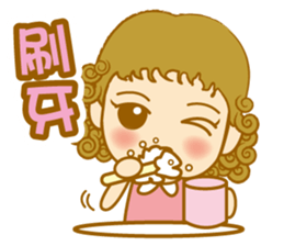 Little curly 2 sticker #7631697