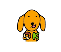The dog of healing "HANA"PART1 sticker #7631861
