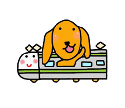 The dog of healing "HANA"PART1 sticker #7631878