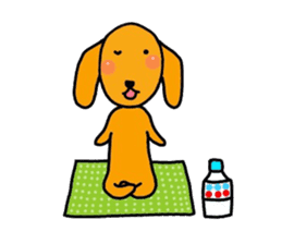 The dog of healing "HANA"PART1 sticker #7631899