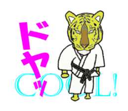 tiger us karate sticker #7631913