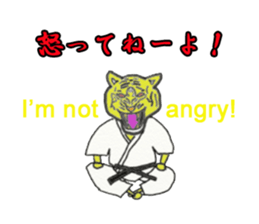 tiger us karate sticker #7631932