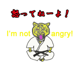 tiger us karate sticker #7631932