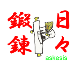 tiger us karate sticker #7631937