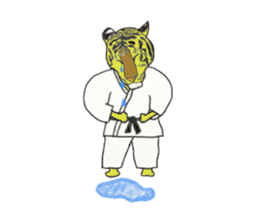 tiger us karate sticker #7631939